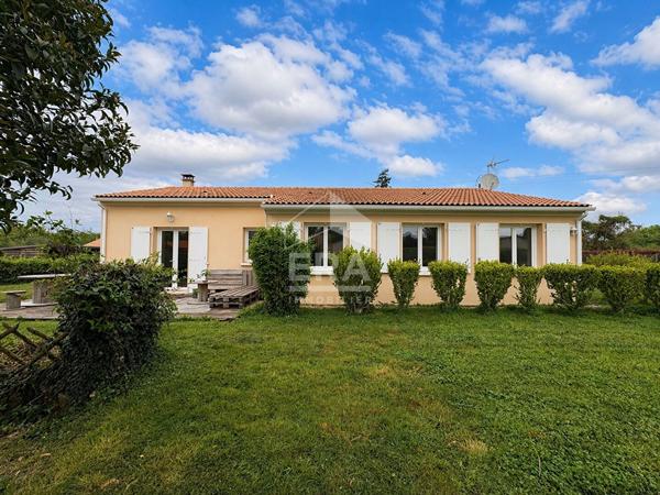 Maison de plain-pied ? 3 chambres ? Terrain 1990 m² ? Rétaud