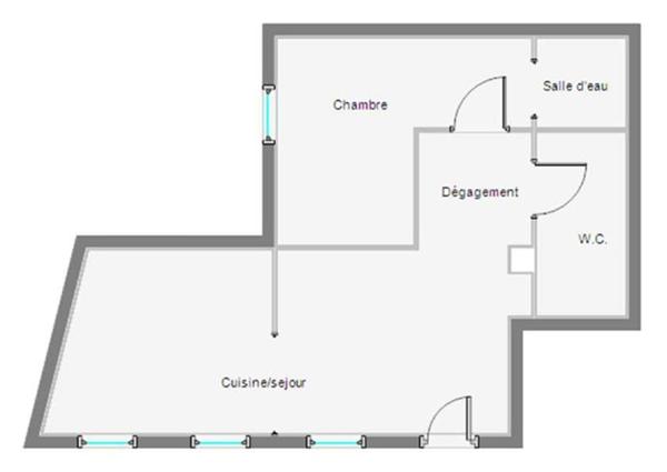 Appartement à vendre, 2 pièces - Le Pouliguen 44510