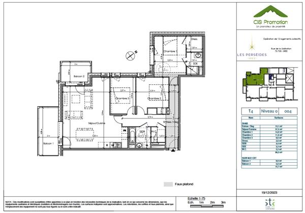 Appartement à vendre à Séez (73700) - Savoie