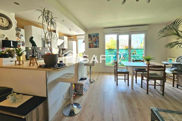 Appartement 3 pièces dans une résidence de standing avec jardin.