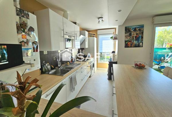 Appartement 3 pièces dans une résidence de standing avec jardin.