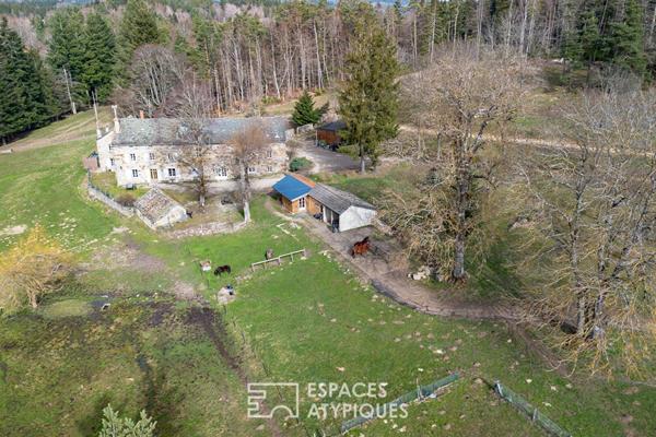 Domaine équestre aux confins de l’Ardèche et de la Haute-Loire