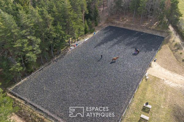 Domaine équestre aux confins de l’Ardèche et de la Haute-Loire