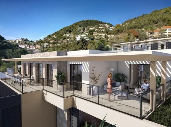 Eze, Exceptionnelle Villa-sur-le-Toit, 4 pièces avec Vue Mer et Piscine Privative