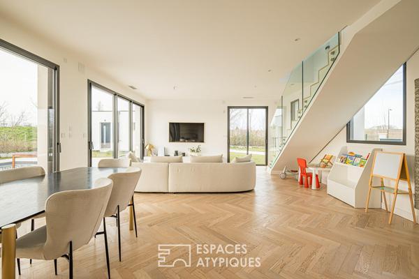 Maison d’architecte avec piscine