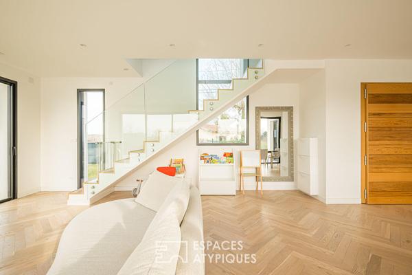 Maison d’architecte avec piscine