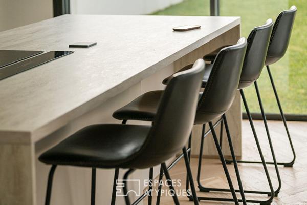 Maison d’architecte avec piscine