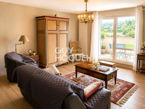 EXCLUSIVITÉ – T2 D’EXCEPTION AVEC TERRASSE DE 46 M² EN PLEIN CENTRE DE SAINT-GENIS-LAVAL