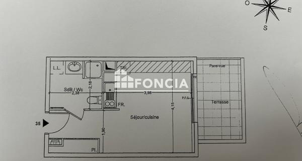 À vendre Studio 25.31 m² - La Ciotat 13600