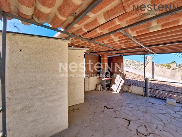 Maison de ville Lunel avec tropézienne à rénover