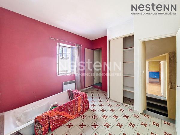 Maison de ville Lunel avec tropézienne à rénover