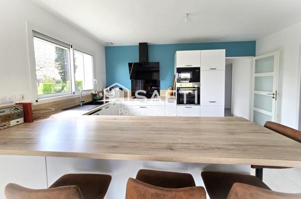 Maison 175m² plein pied de 2020 avec piscine, terrain 1645m²