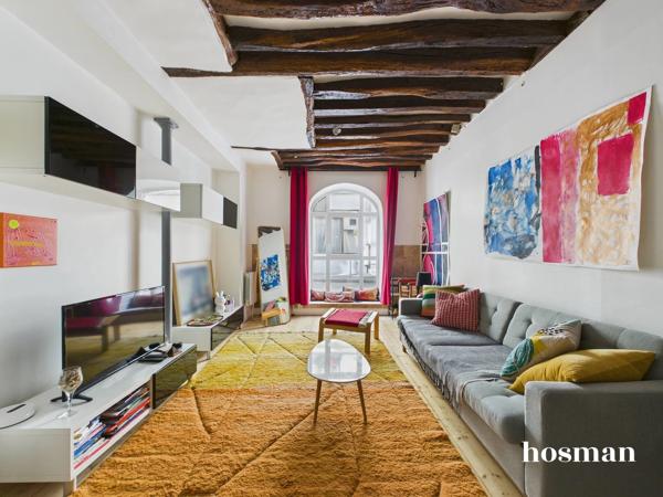 De beaux volumes dans un quartier animé ! Appartement 2 pièces de 52 m², avec cave - Rue des Messageries, Paris 10e