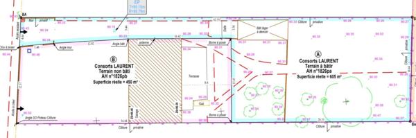 très beau terrain clos et viabilisé