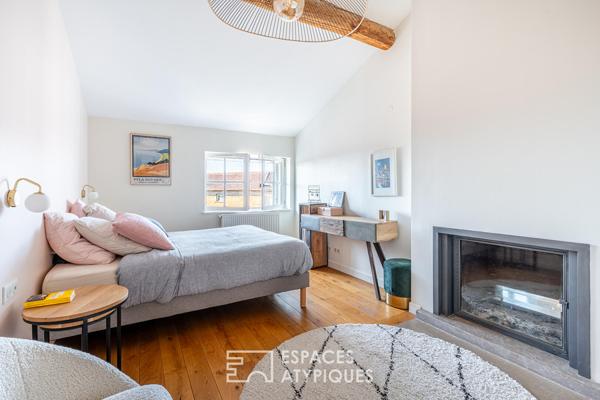 Dernier étage en duplex rénové à Saint Cyr Au Mont d’Or