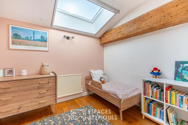 Dernier étage en duplex rénové à Saint Cyr Au Mont d’Or