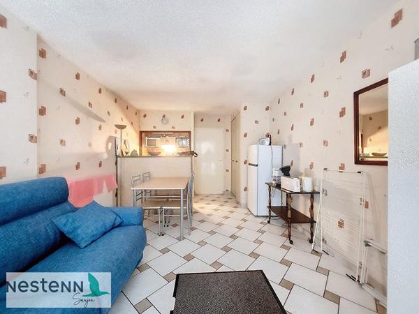 Appartement à vendre à Saint Georges De Didonne, rez-de-chaussée, 1 pièce 25 m2, terrasse, place de parking