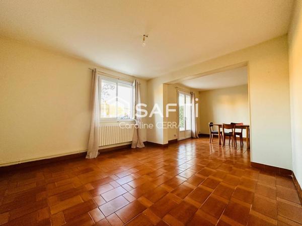 Maison 3 chambres de plain pied avec commerces à proximité