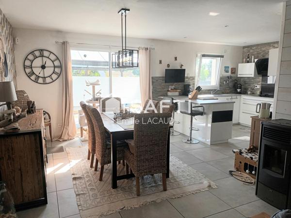 Maison T4 plain-pied avec garage et piscine