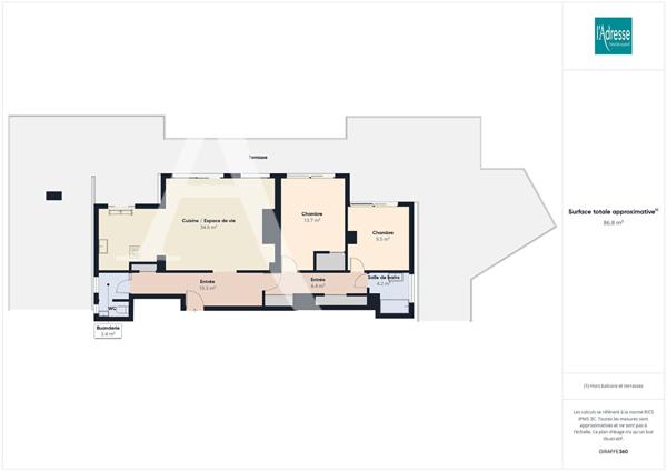 Appartement Saint Julien En Genevois 3 pièce(s) 85 m2