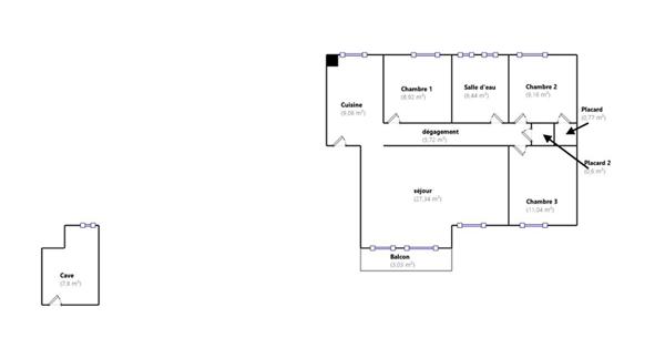 Appartement à vendre 5 pièces 79,05 m² Montmorency