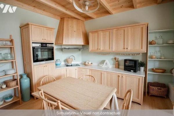 Riec, proche de toutes commodités, maison individuelle de caractère composée comme suit:Rez-de-...