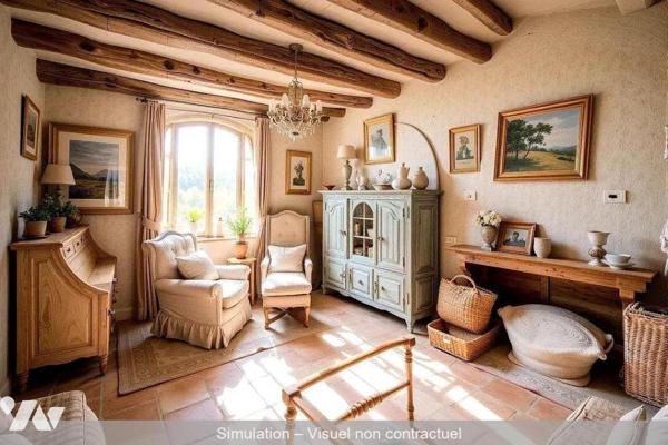 Riec, proche de toutes commodités, maison individuelle de caractère composée comme suit:Rez-de-...