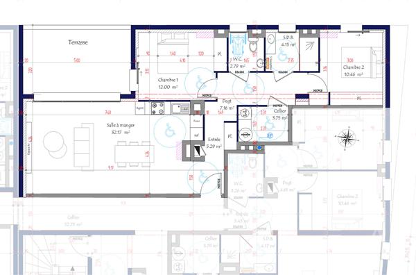 Le Rosendo - Appartements neufs T3 avec terrasse à Latour-Bas-Elne