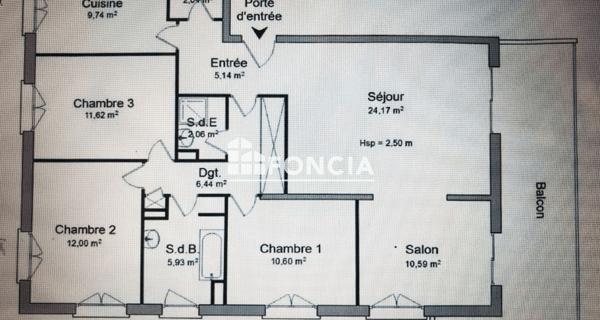 À vendre Appartement 4 pièces 100.4 m² - Montpellier 34090