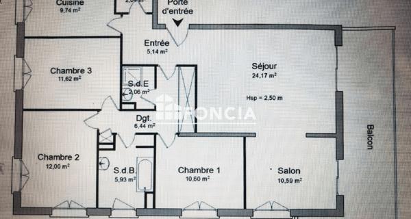 À vendre Appartement 5 pièces 100.4 m² - Montpellier 34090