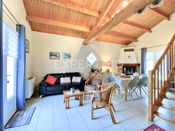 Jard-sur-Mer, Maison T4 de 85 m², 3 chambres dont deux de plain-pied - Terrain clôturé et sans vis-à-vis de 49