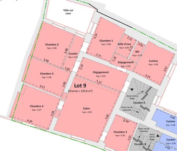 Appartement Macon 5 pièce(s) 129.6 m2