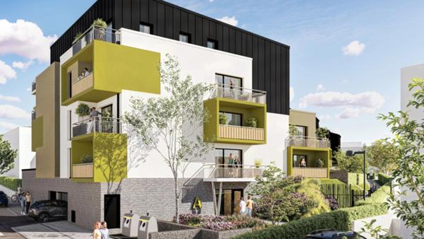 Dpt Finistère (29), à vendre BREST St Marc Appartement STUDIO 30.30m² Balcon