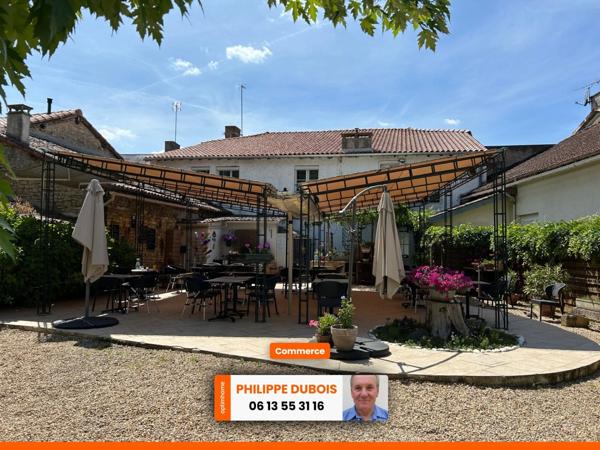 FONDS DE COMMERCE A VENDRE  BAR RESTAURANT A SOMMIERES DU CLAIN (86)