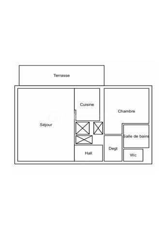 Appartement de 44,73 m²