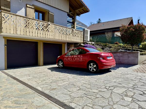 Sallanches – Chalet 7 pièces, 5 chambres, 277 m² au total, 184 m² habitables, caves, garage, appartement indépendant, terrain de 804 m²
