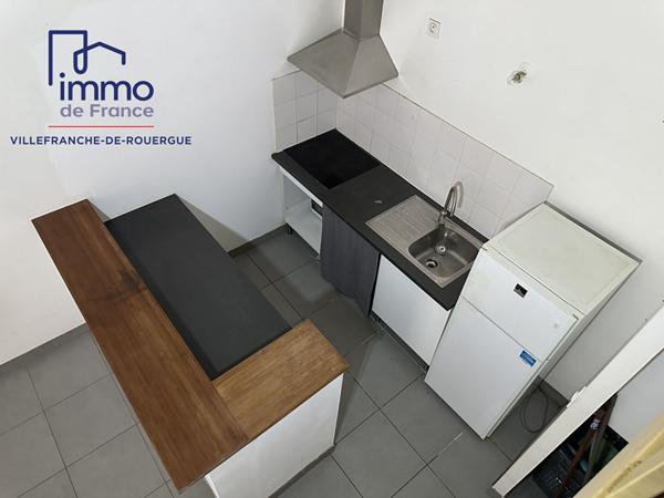 APPARTEMENT  T2 duplex VILLEFRANCHE DE ROUERGUE - 2 pièce(s) - 38.45 m2