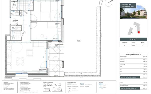 Appartement à vendre    3 pièces •  Nancy