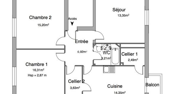 Location Appartement 3 pièces 74.46 m² - Thionville 57100