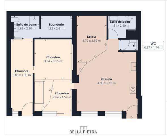 Sète (34200) Appartement Quai des Quilles à Sète