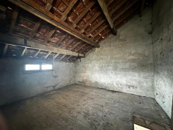 Commerces et école à pied.