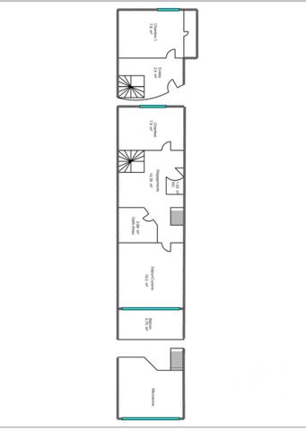 Appartement 3 pièces de 55 m² à Mauguio (34130)