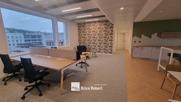 Bureaux à louer Lyon 2ème Confluence dans immeuble neuf et modulable