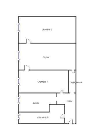 Appartement à vendre 3 pièces 49,85 m² Paris 18