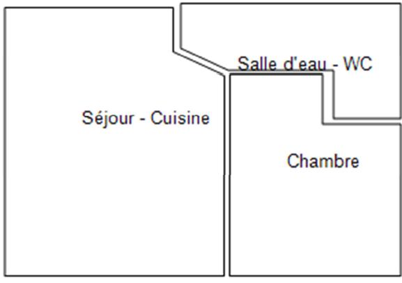 Appartement 2 pièces - 22 m²