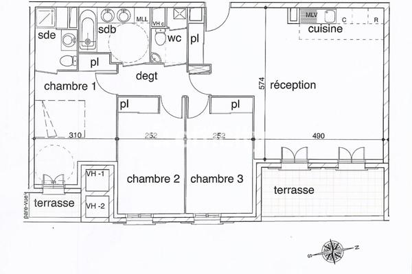 Appartement 4 pièces - 85 m²