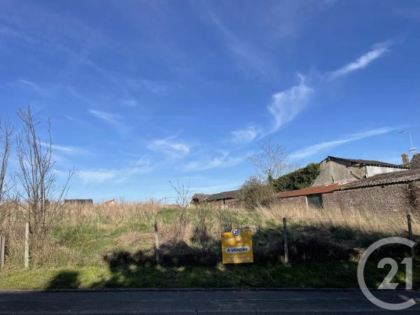 Terrain à vendre  824 m 2   VILLERS SUR LE ROULE  - 27