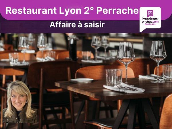 69002 LYON, Perrache - Restaurant 50 couverts, Terrasse 25 places