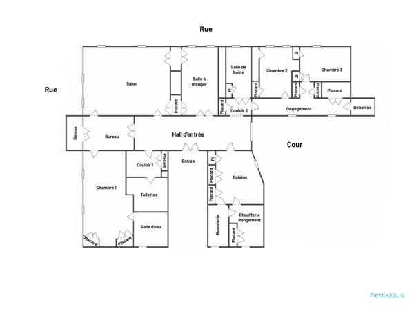Appartement - Vienne - 6 pièces - 3Ch - 190 m2