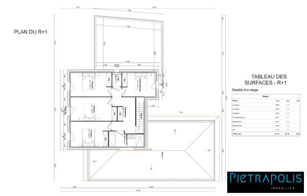 Magnifique Terrain plat de 821m2 viabilisé au centre de Genas !